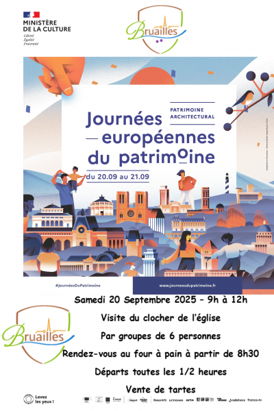 l'affiche des journées du patrimoine 2025